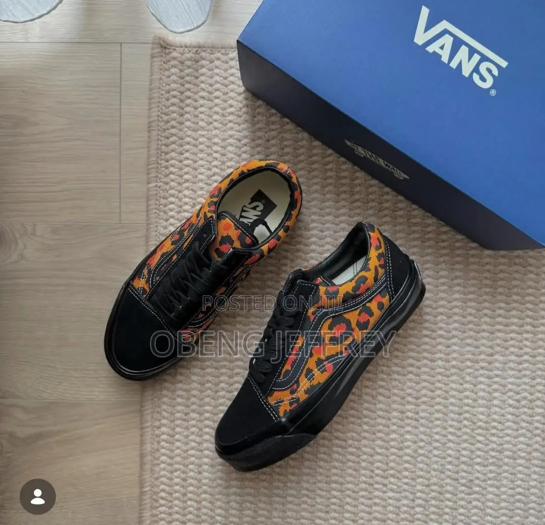 Original Vans Premium Old Skool Leopard Print
