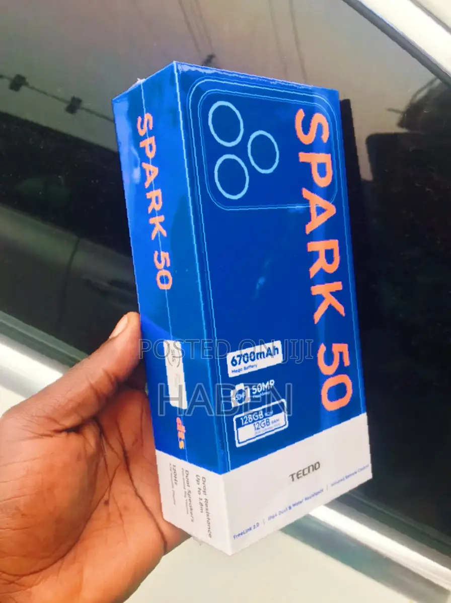 New Tecno Spark 50 128 GB Black