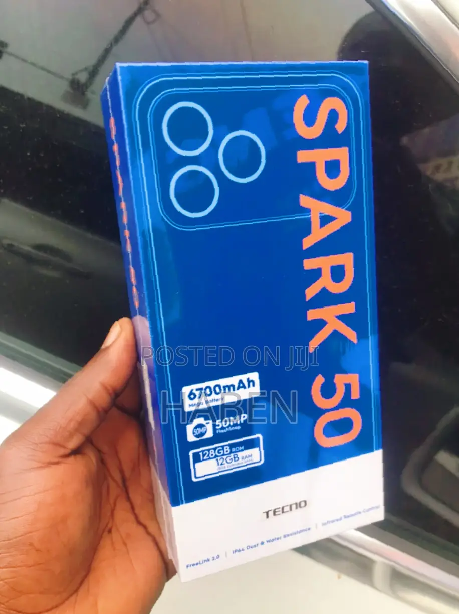 New Tecno Spark 50 128 GB Black