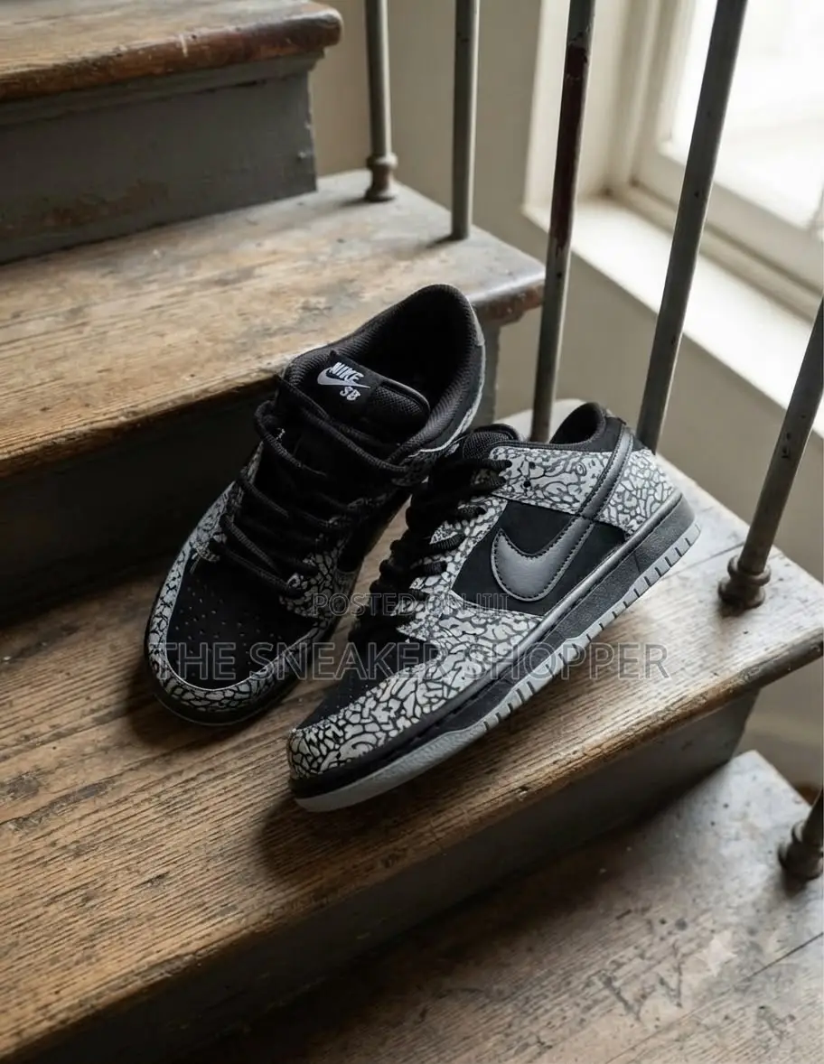Nike Sb Ash and Black Sneaker