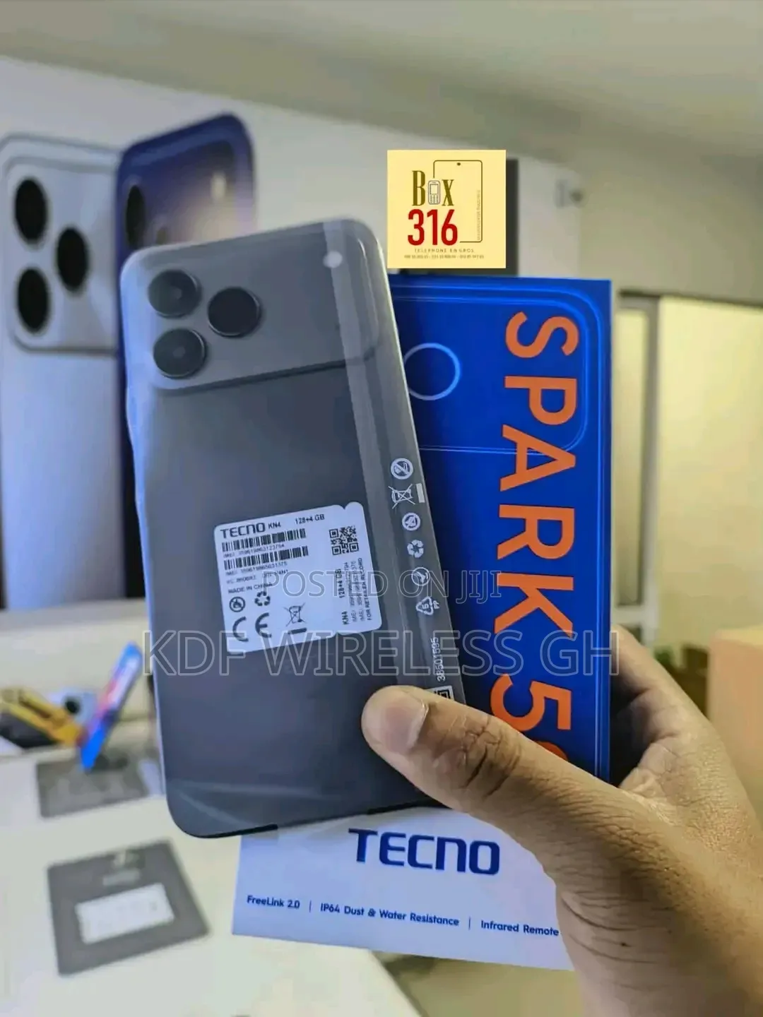 New Tecno Spark 50 128 GB Black