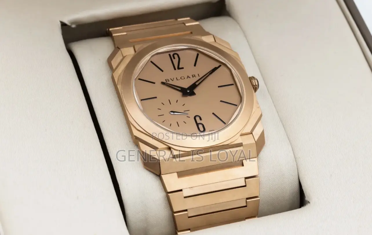 Bvlgari Rose Gold Octo Finissimo Automatic Watch