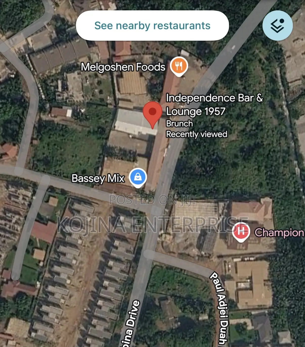 Prime Residential Land for Sale – Major Kobbinah Drive, Danyame