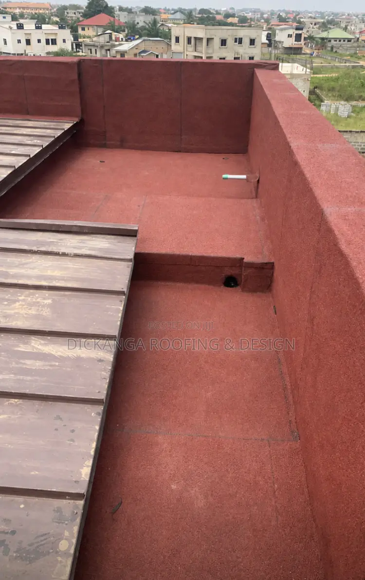 Bitumen Membrane Waterproofs Hidden Gutters, Preventing Ceiling Leaks.