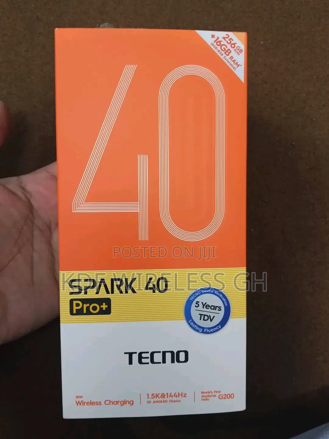 New Tecno Spark 40 Pro+ 256 GB Black