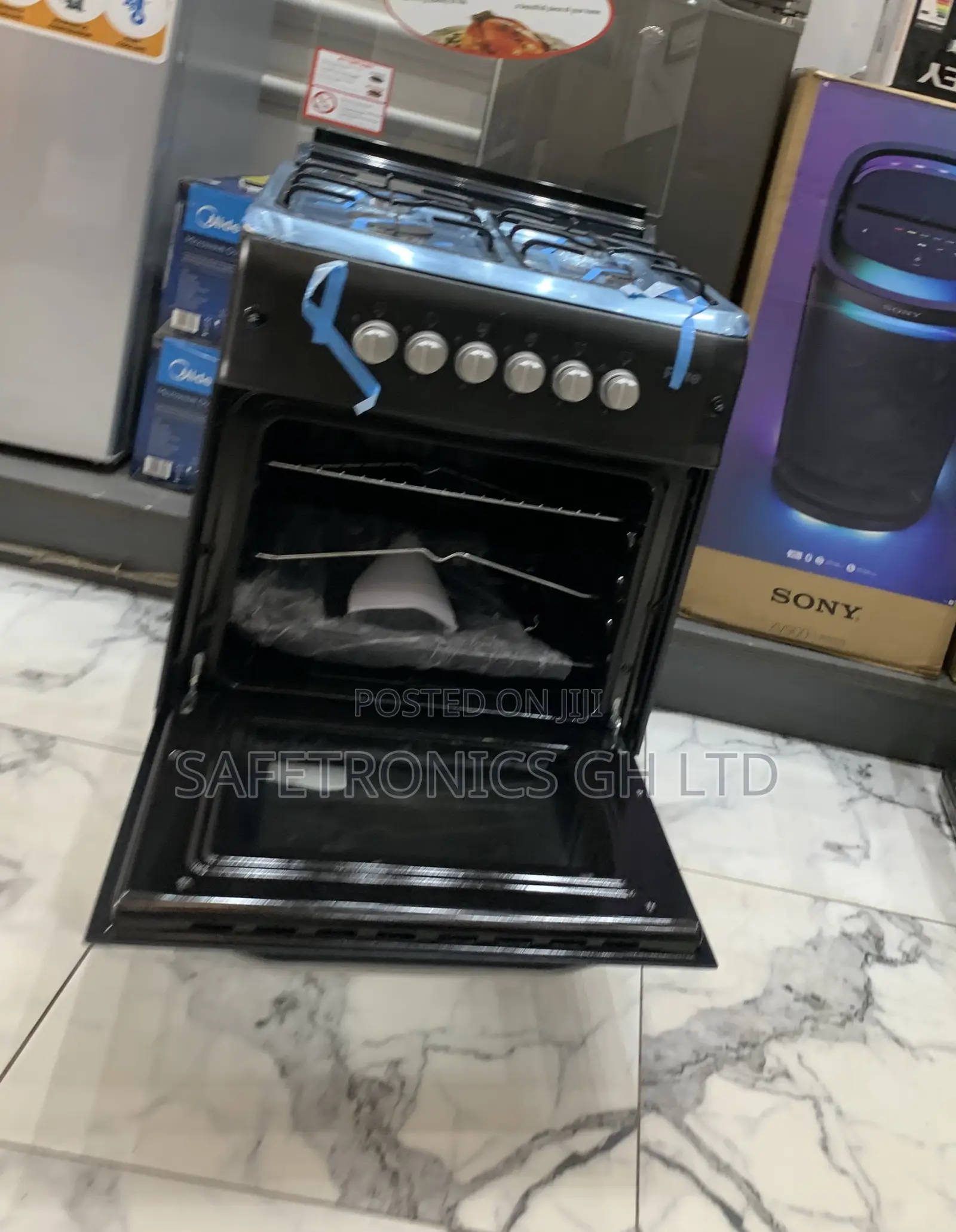 High Efficiency Ferre 60X60 4 Burner Gas Cooker, Auto Ignition