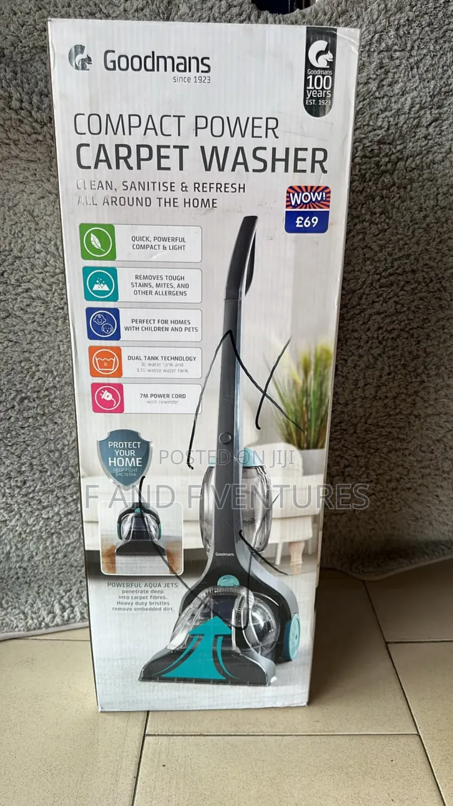 Powerful Carpet Washer - UK