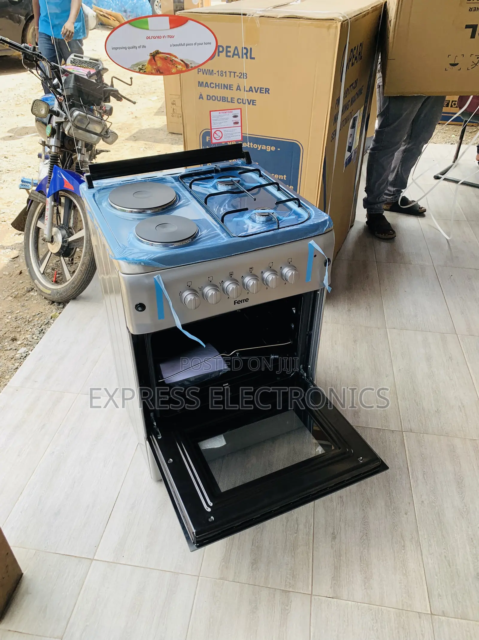 Ultra Modern 2-2 Stove Stove 60/60 Oven Rotisserie