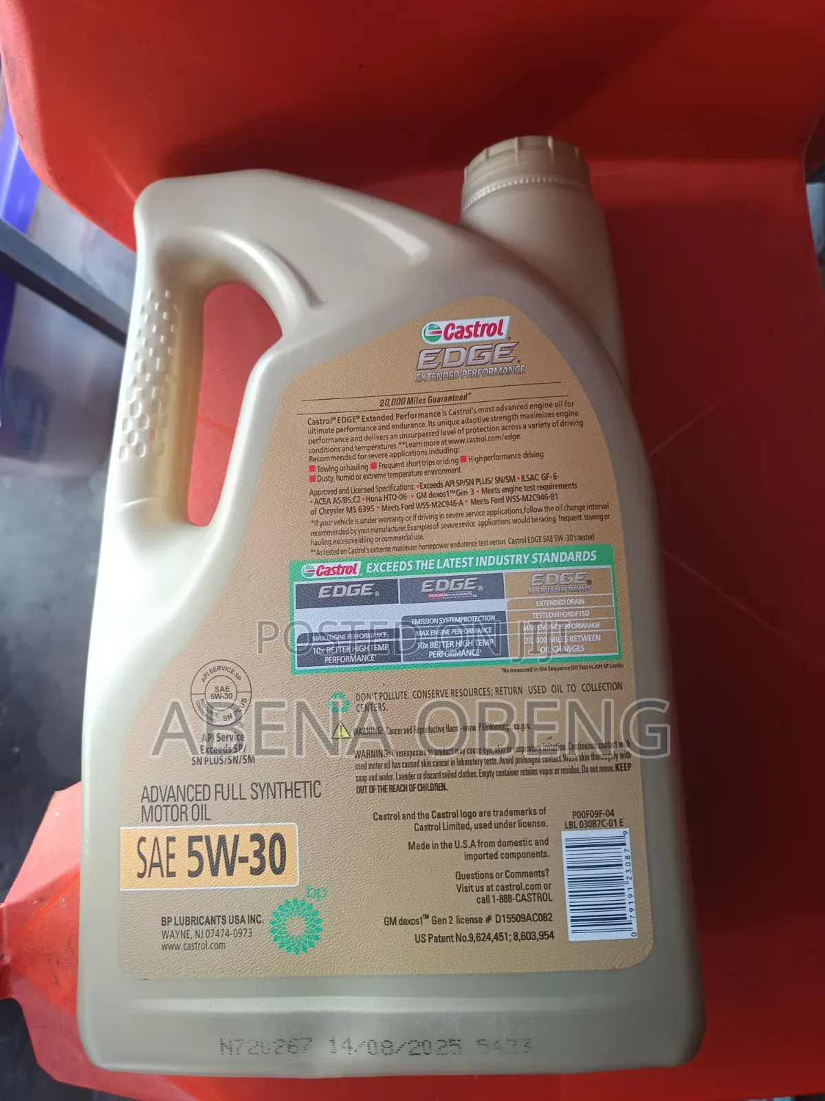 Castrol Edge 5w-30 20000 Miles