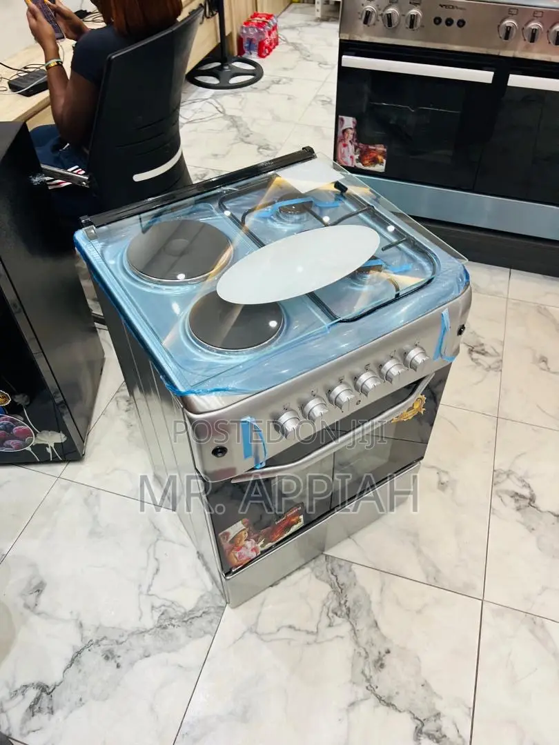 Super Affordable Ferre 60x60cm 2 Gas + 2 Electric Burner(Glass Lid) 