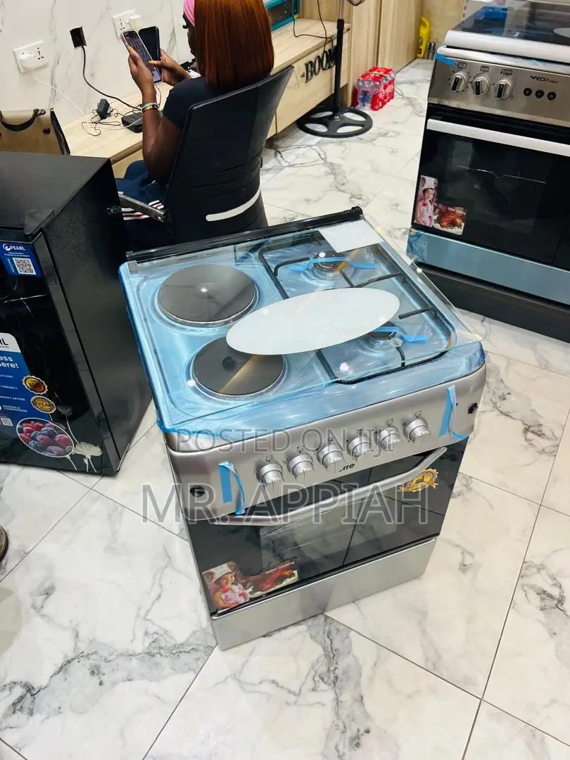 Super Affordable Ferre 60x60cm 2 Gas + 2 Electric Burner(Glass Lid) 