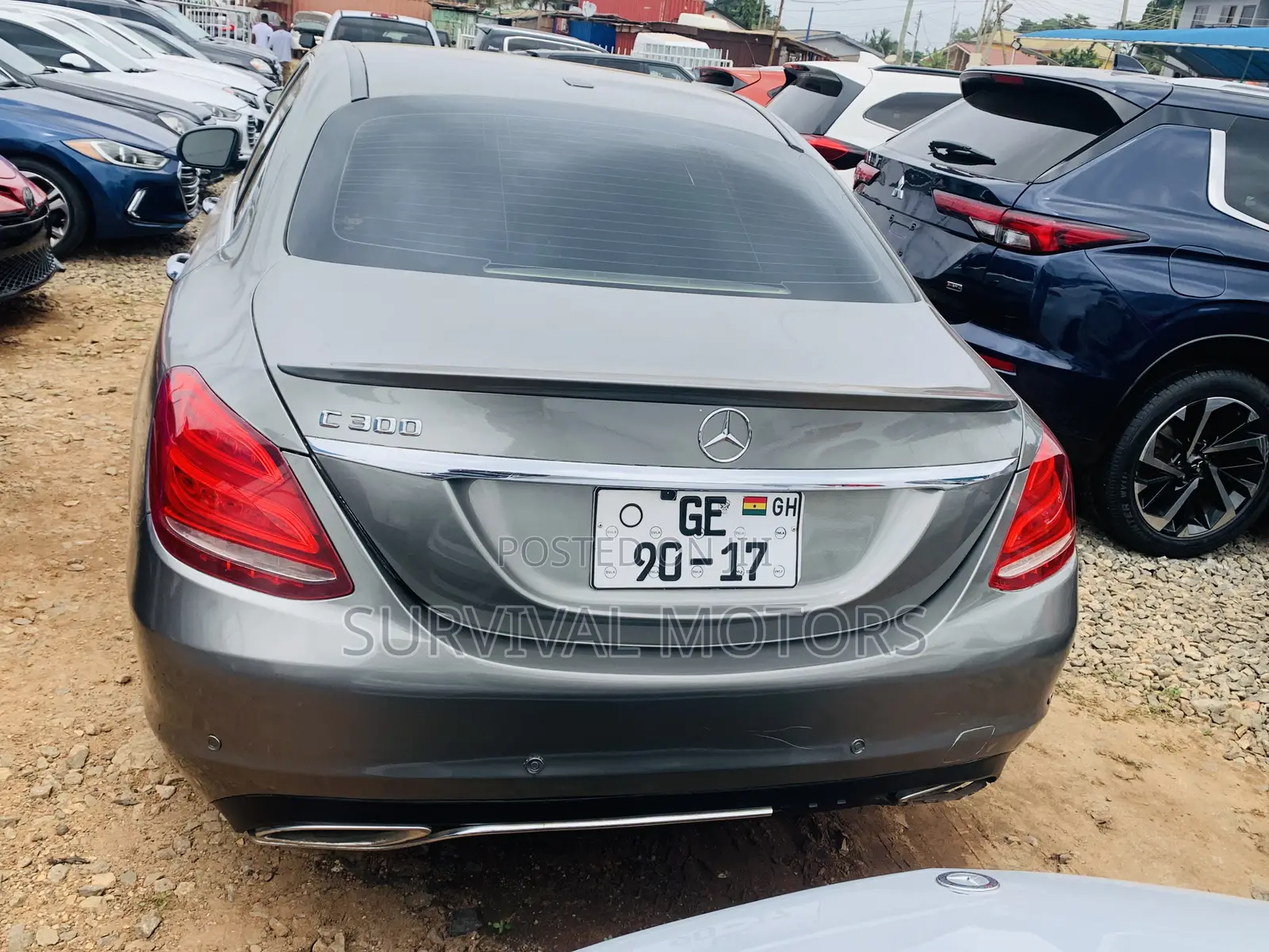 Mercedes-Benz C300 Base Sedan RWD (2.0L 4cyl 7A) 2016 Gray