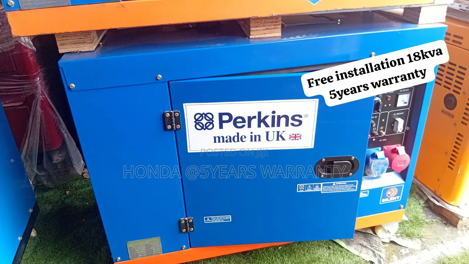 Original Perkins 18kVA Diesel Generator – Strong Engine, 18kVA