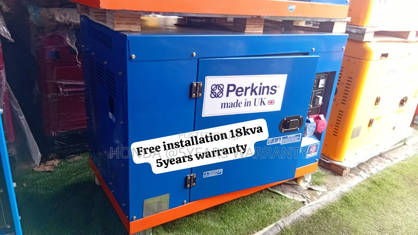 Original Perkins 18kVA Diesel Generator – Strong Engine, 18kVA