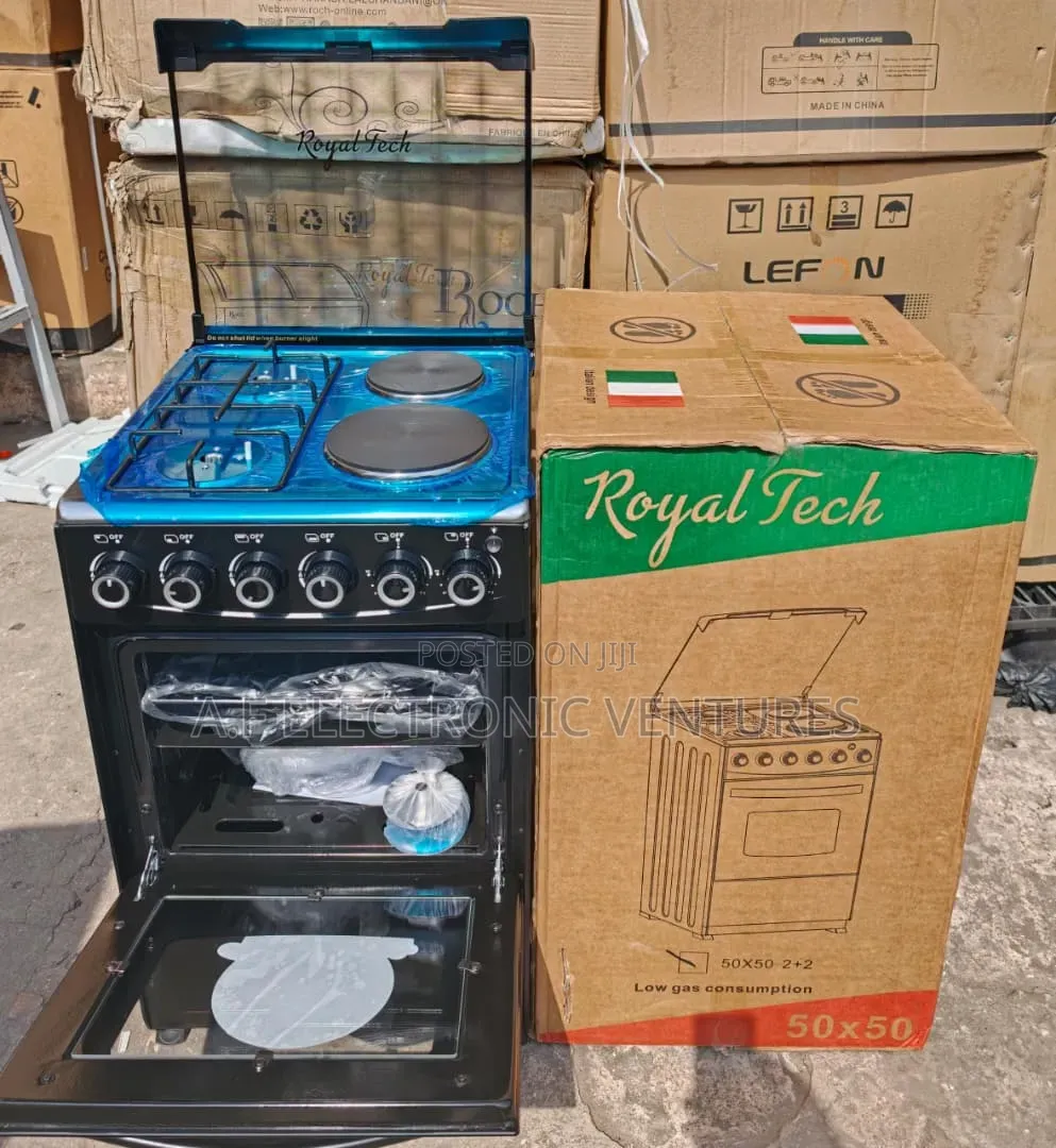 Royal Tech 2*electric 2*gas Cooker (50×50)