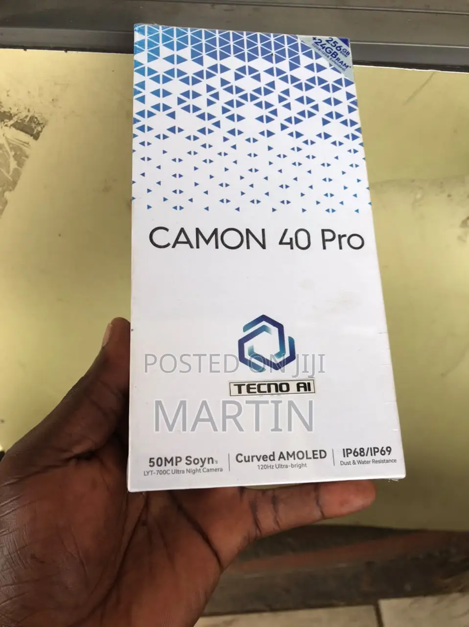 New Tecno Camon 40 Pro 5G 256 GB Black