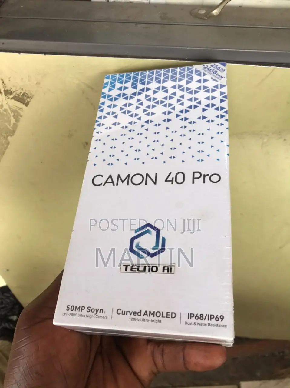 New Tecno Camon 40 Pro 5G 256 GB Black