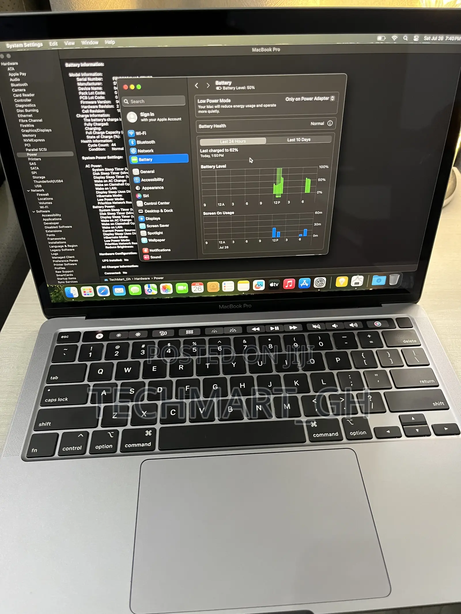 Laptop Apple MacBook Pro 2019 8GB Intel Core i5 SSD 128GB