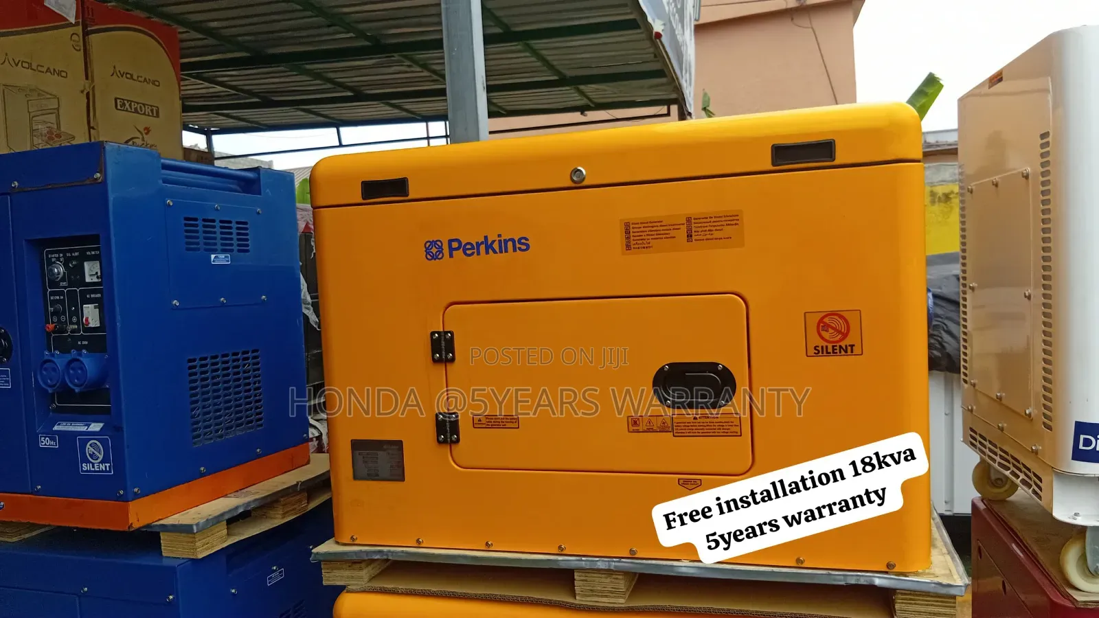 Perkins 18kVA Silent Diesel Generator (2 Units) –Reliable Fuel 18kva