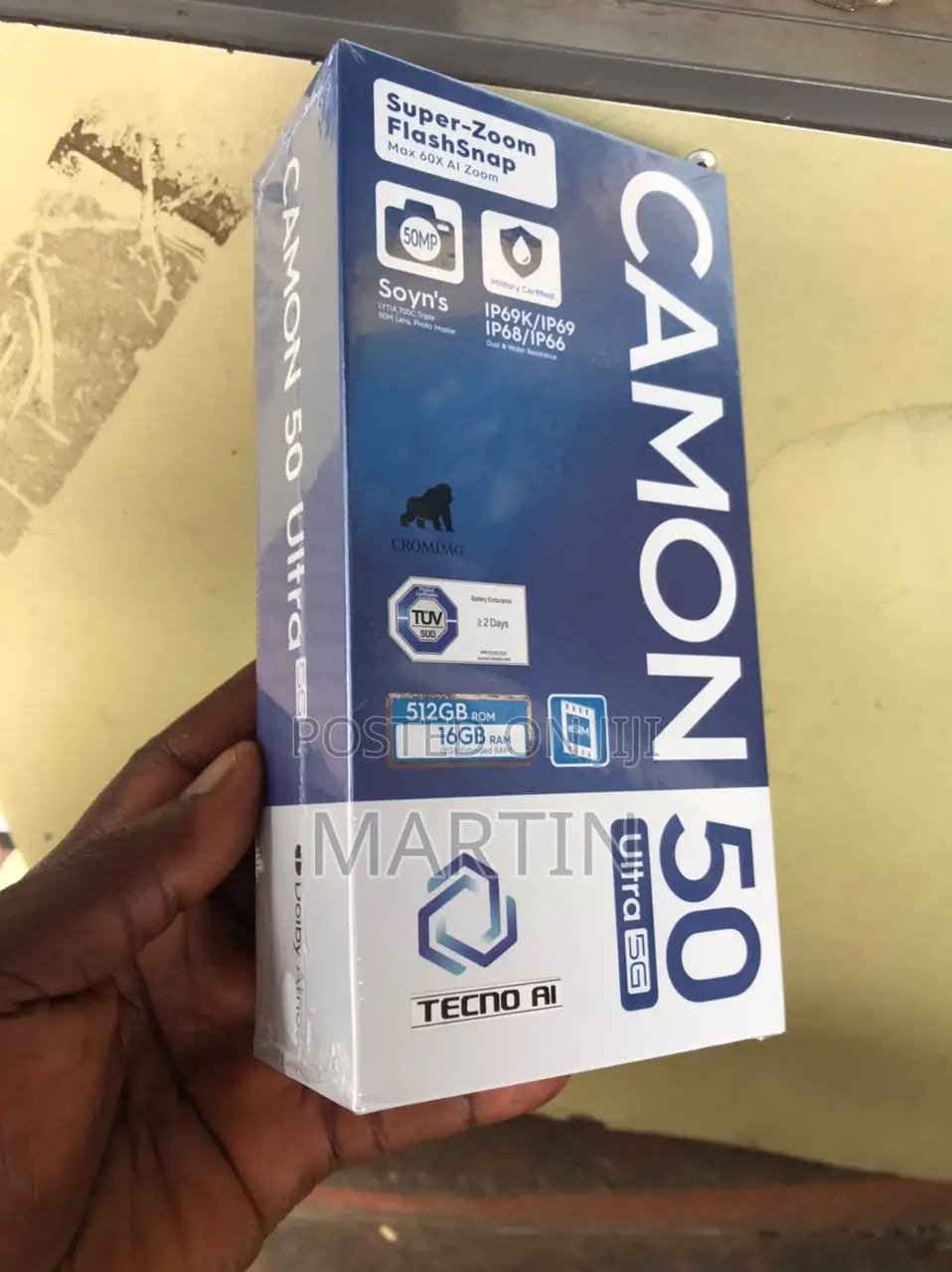 New Tecno Camon 50 Ultra 512 GB Black
