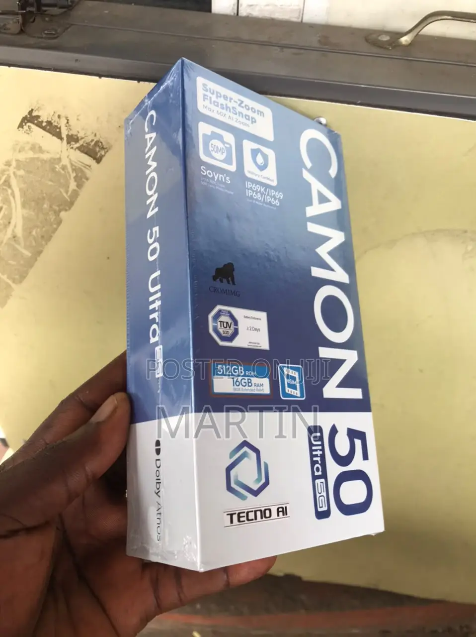 New Tecno Camon 50 Ultra 512 GB Black