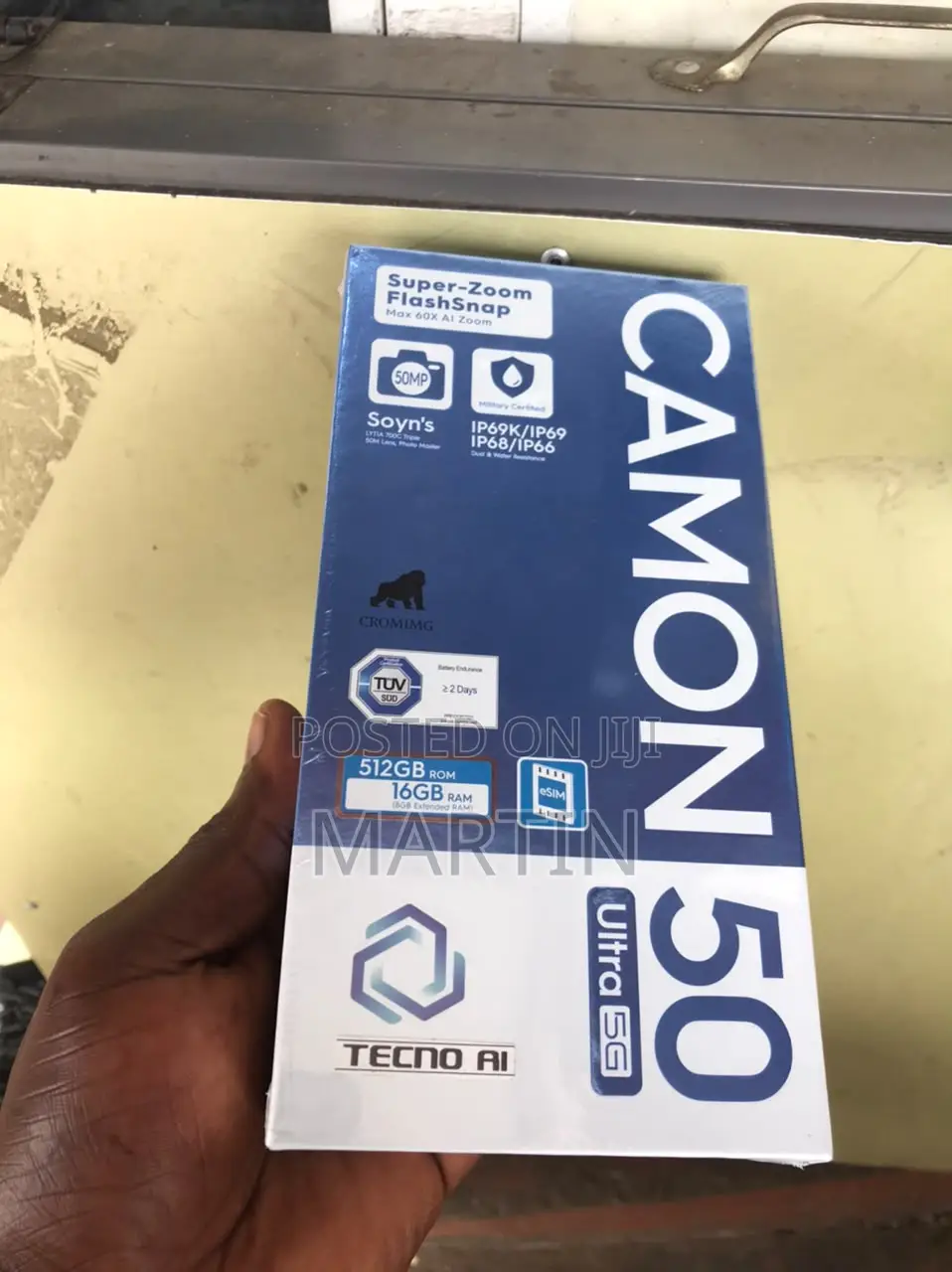 New Tecno Camon 50 Ultra 512 GB Black