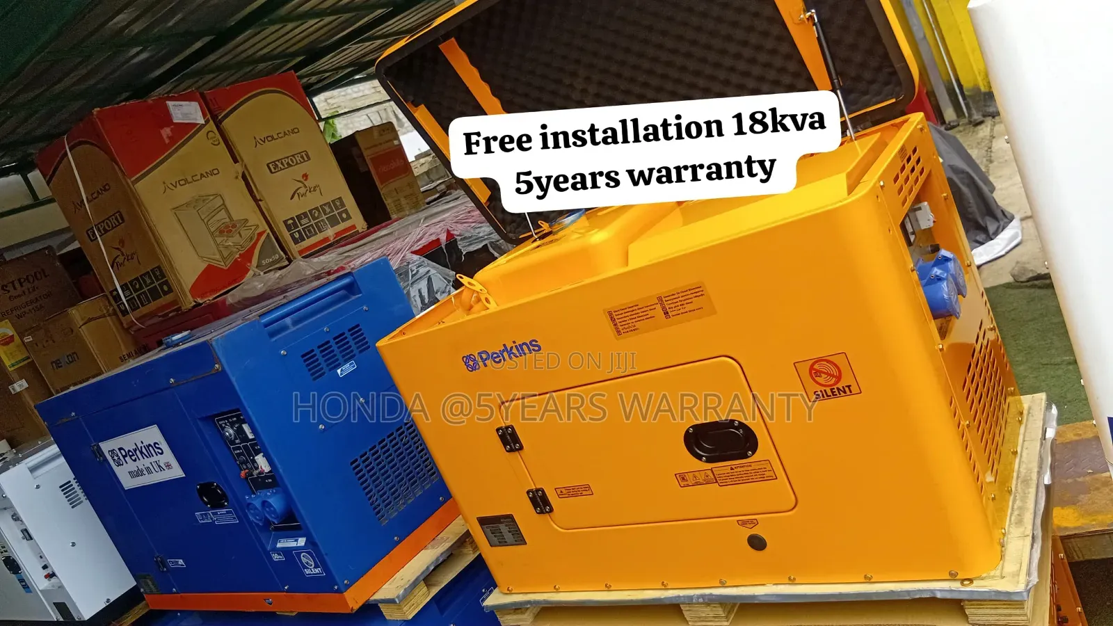 High-Performance Perkins 18kVA 2-Phase Silent Generator in Stock 18kva