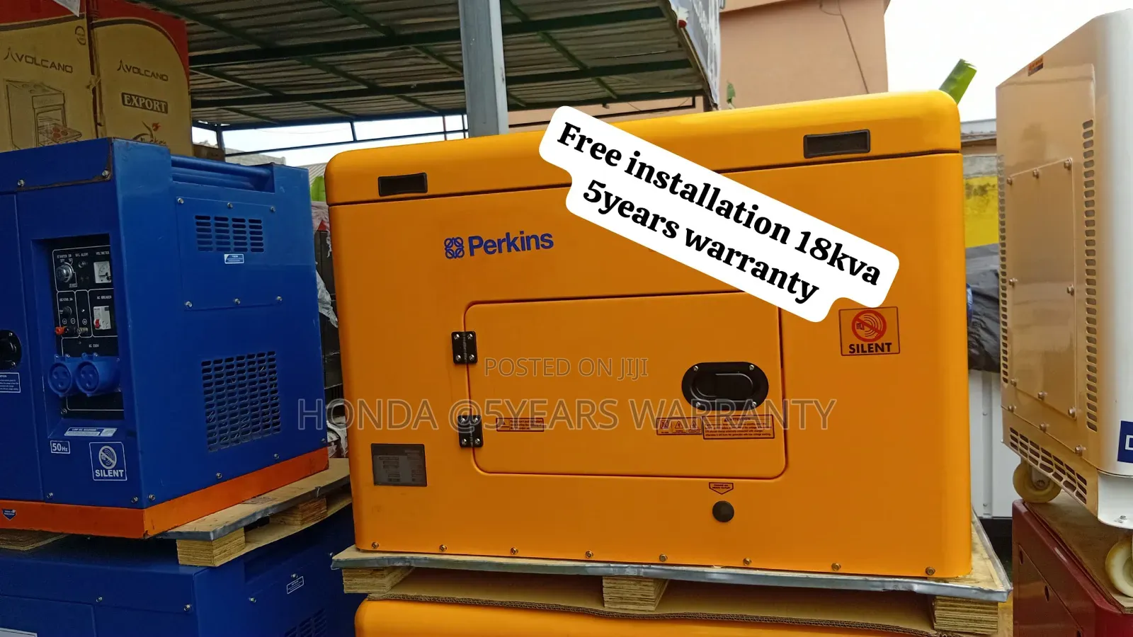 High-Performance Perkins 18kVA 2-Phase Silent Generator in Stock 18kva