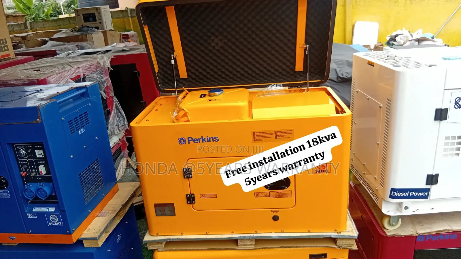 Perkins 18kVA 2-Phase Diesel Silent Generator – Built for Homes 18kva