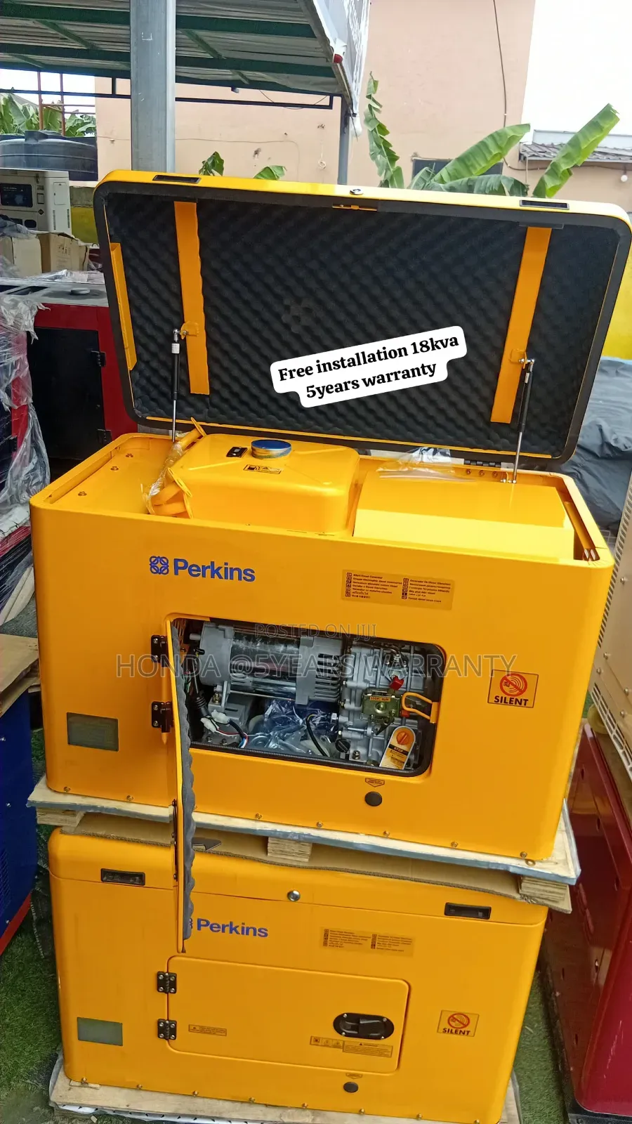 Heavy-Duty Perkins 18kVA 2-Phase Generator – Quiet, Powerful 18kVA