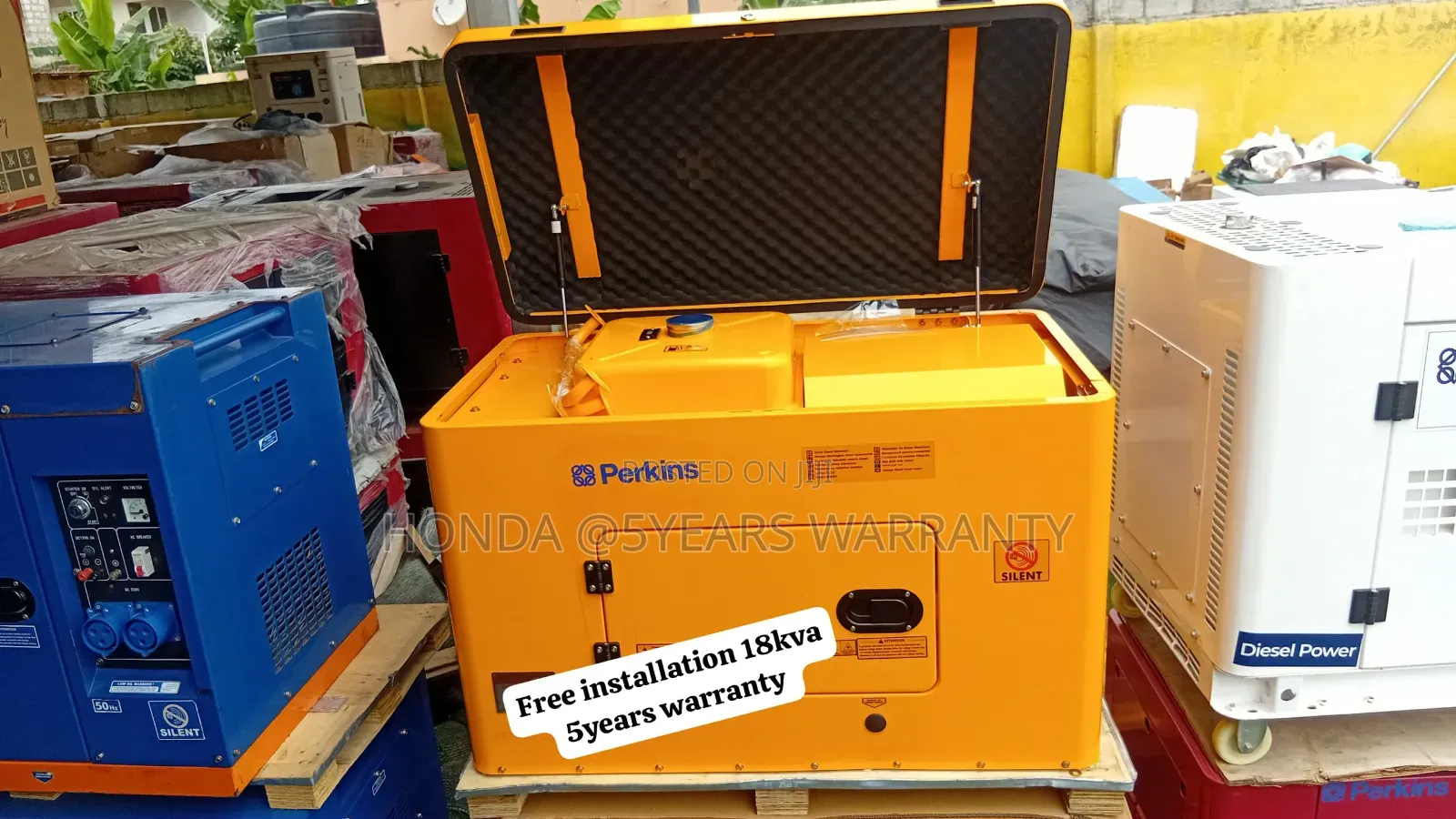 Heavy-Duty Perkins 18kVA 2-Phase Generator – Quiet, Powerful 18kVA