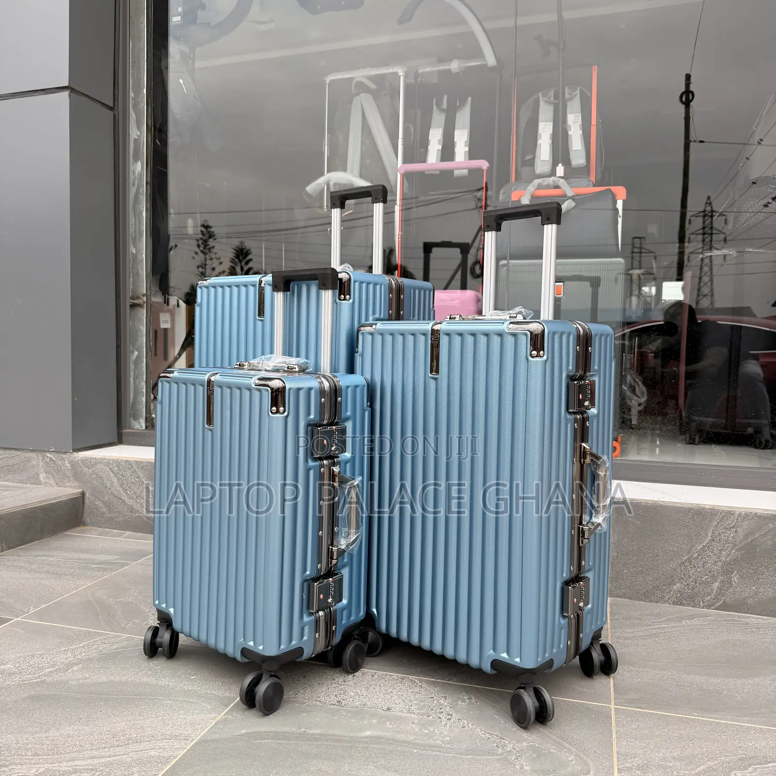 Aluminum Anticrack Suitcase Set
