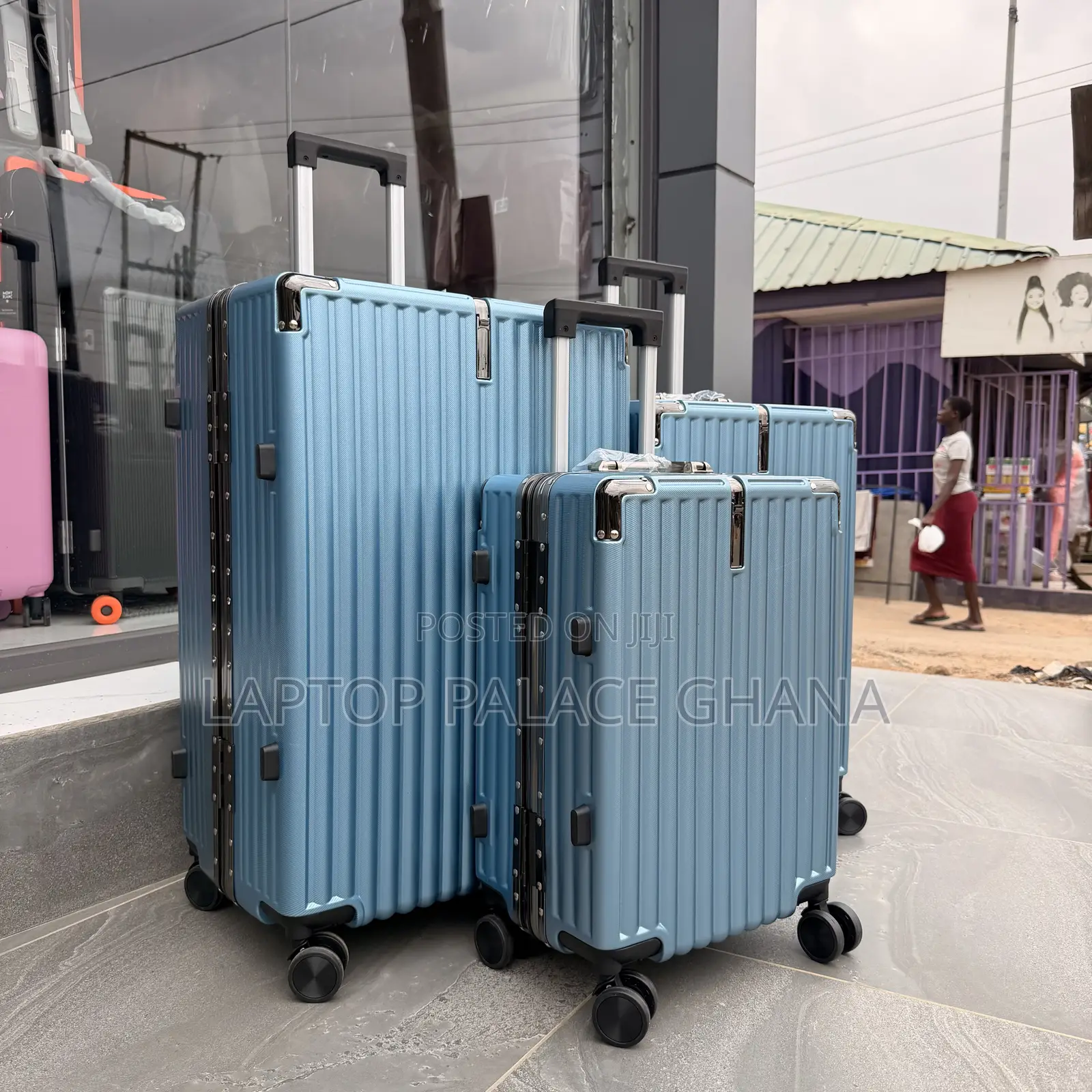 Aluminum Anticrack Suitcase Set