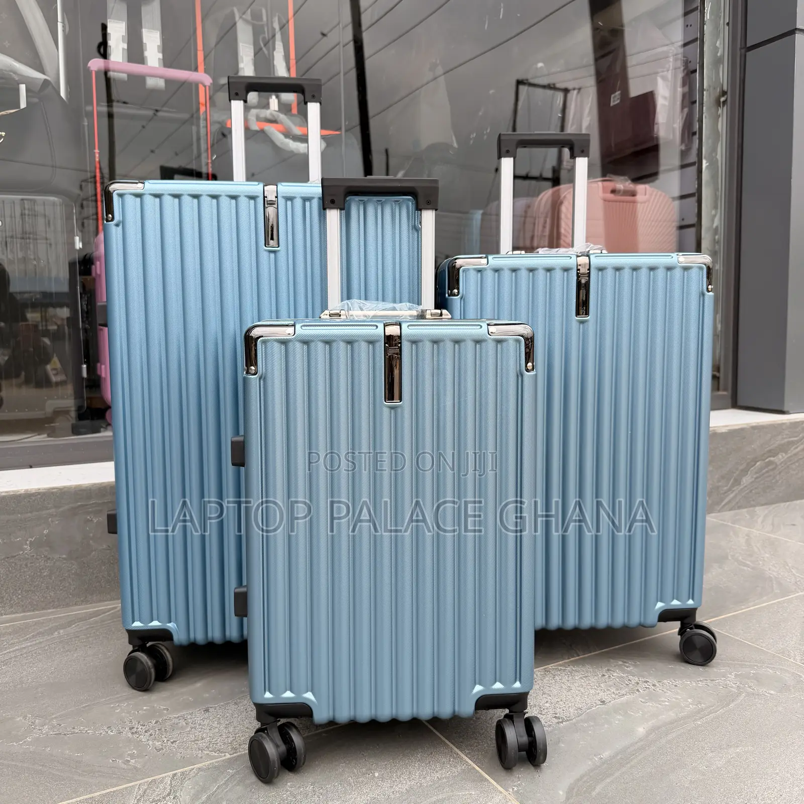 Aluminum Anticrack Suitcase Set
