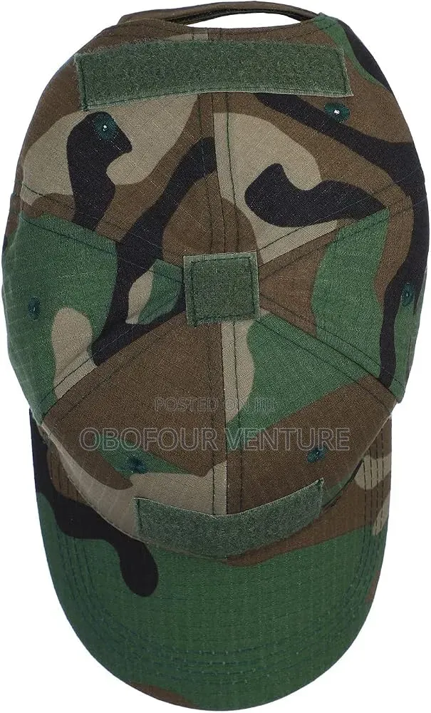 Tactical Camouflage Baseball Cap With Solid Material