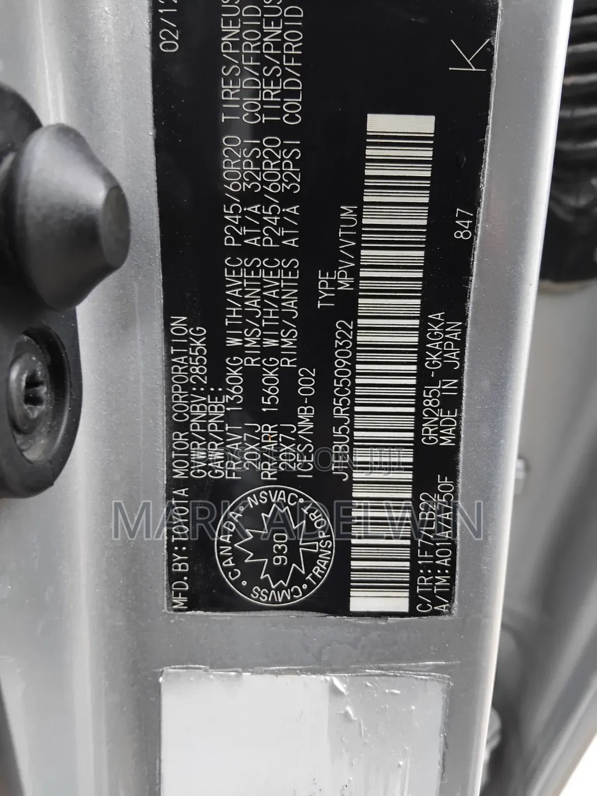 Toyota 4-Runner 2012 Silver