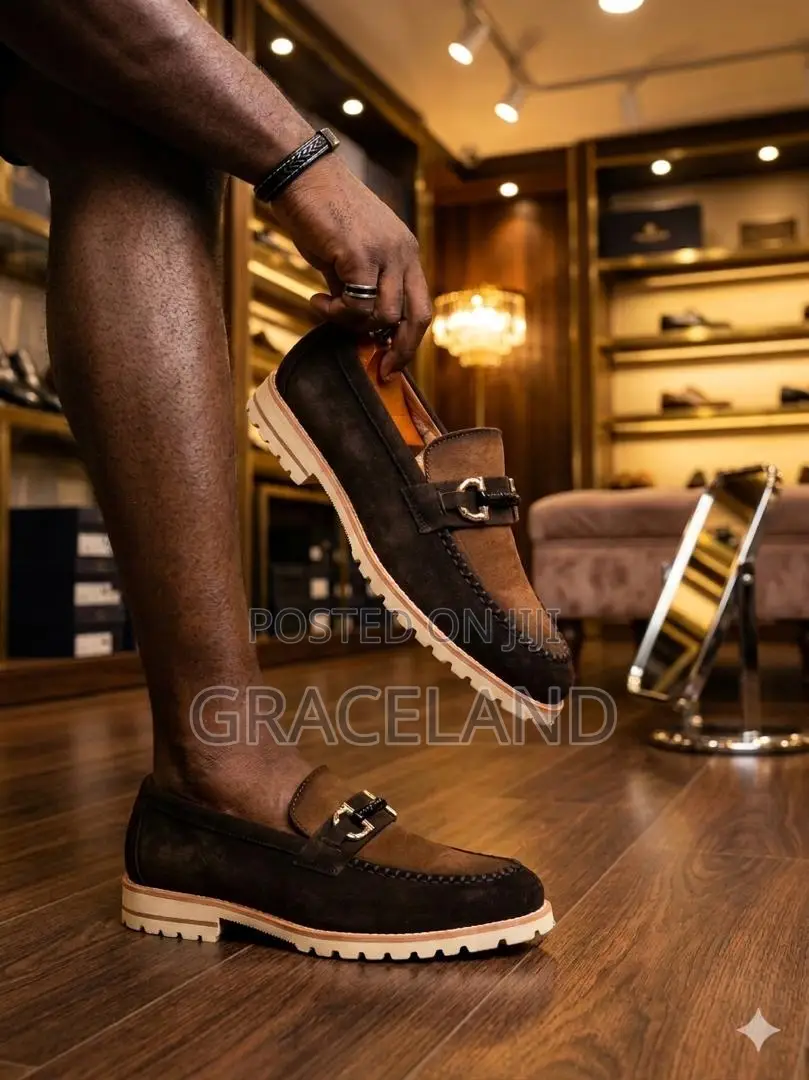 This Is Original Pure Leather Saint Laurent Men Loafer