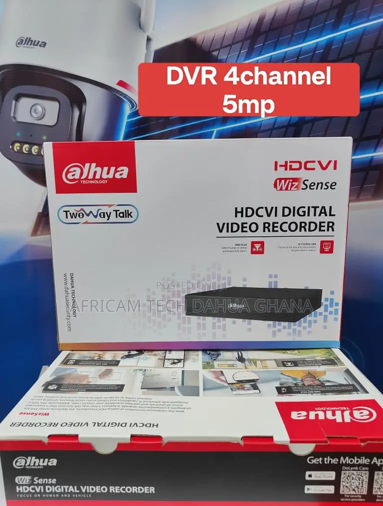 DVR - XVR 4CHANNEL 5MP tWO WAY TALK WizSense Digital Video Recorder