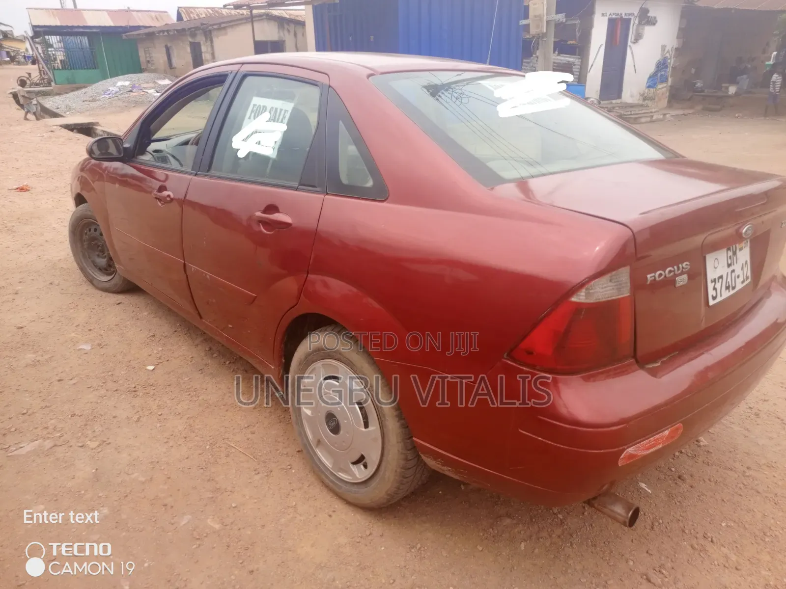 Ford Focus 1.6 Ambiente Automatic 2007 Red