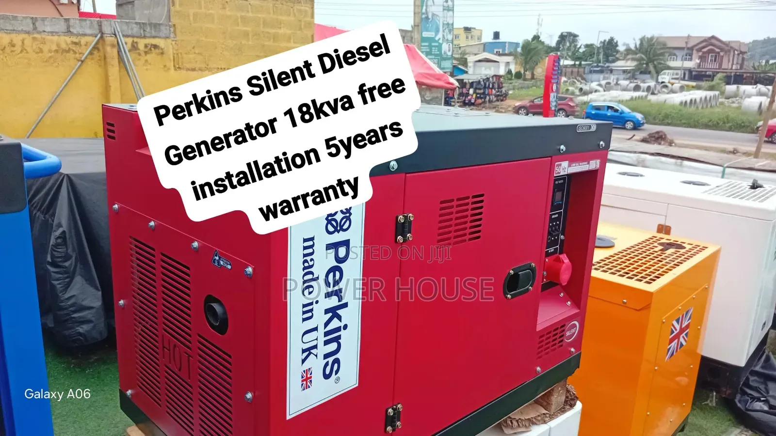 Industrial Perkins 18kVA Silent Generator Low Fuel Consumption