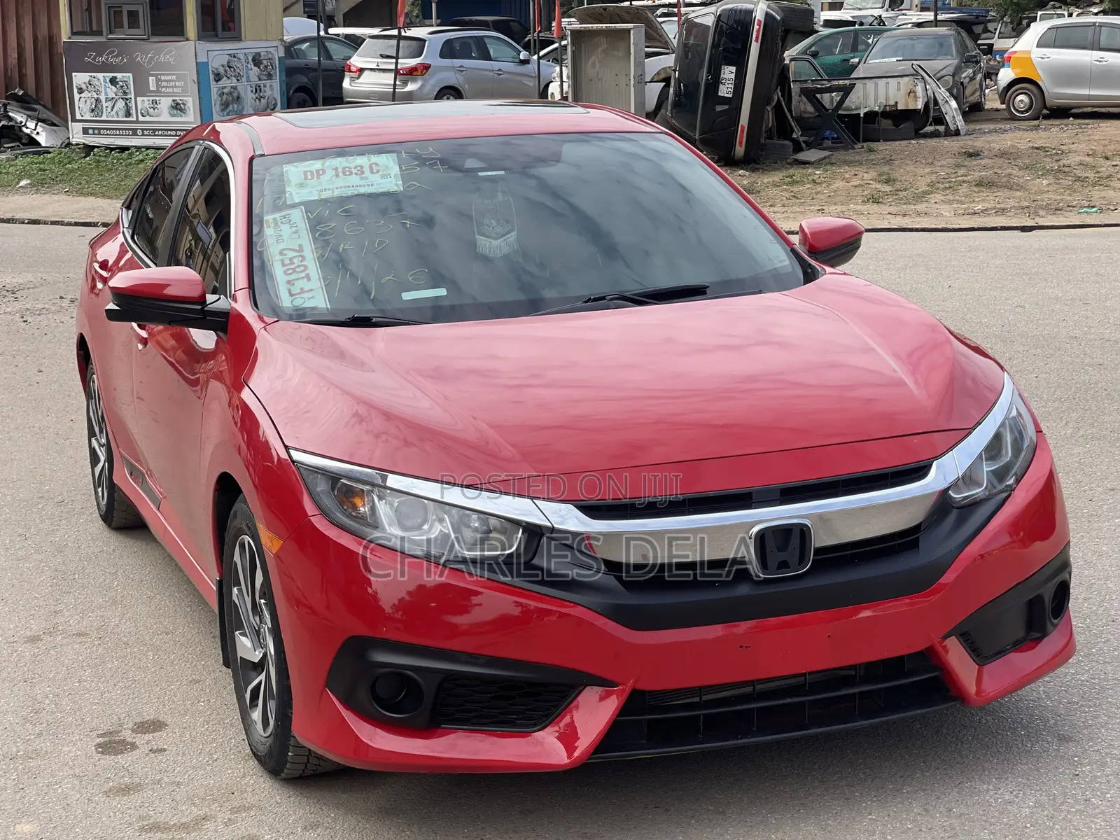 Honda Civic EX-T 4dr Sedan (1.5L 4cyl) 2017 Red