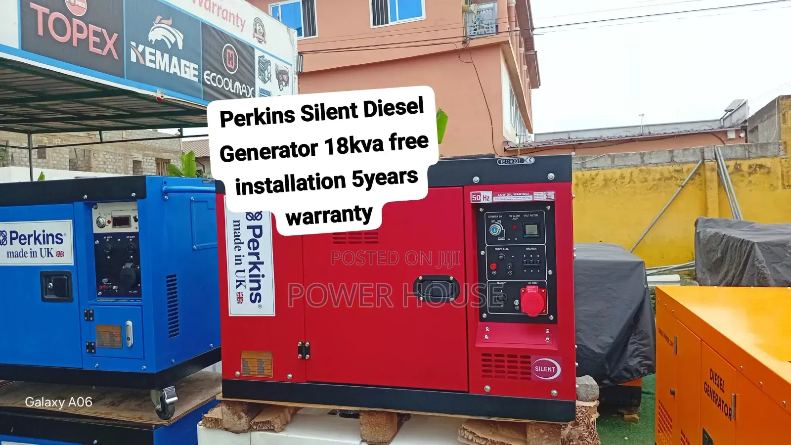 Perkins Generator for Schools, Churches Hospitals