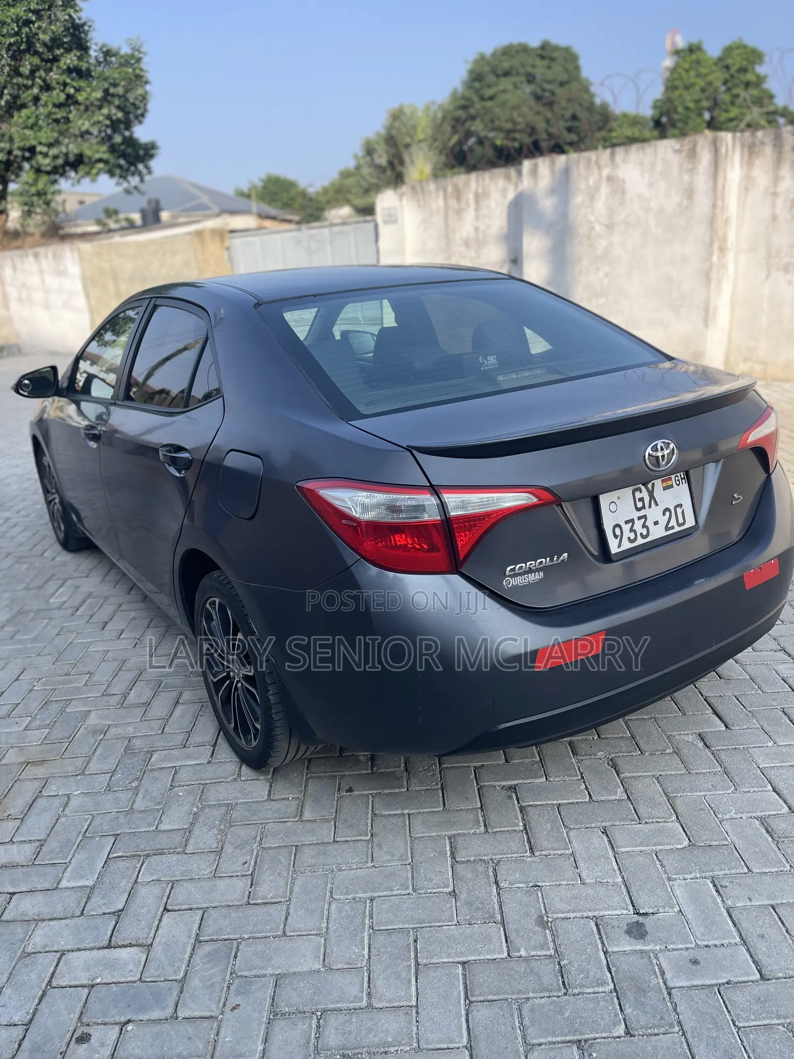 Toyota Corolla S Plus 4dr Sedan (1.8L 4cyl 6M) 2015 Gray