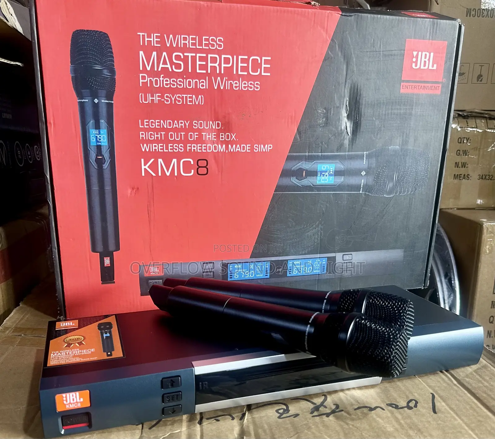 JBL Kmc8 Professional Dual Wireless Microphone System