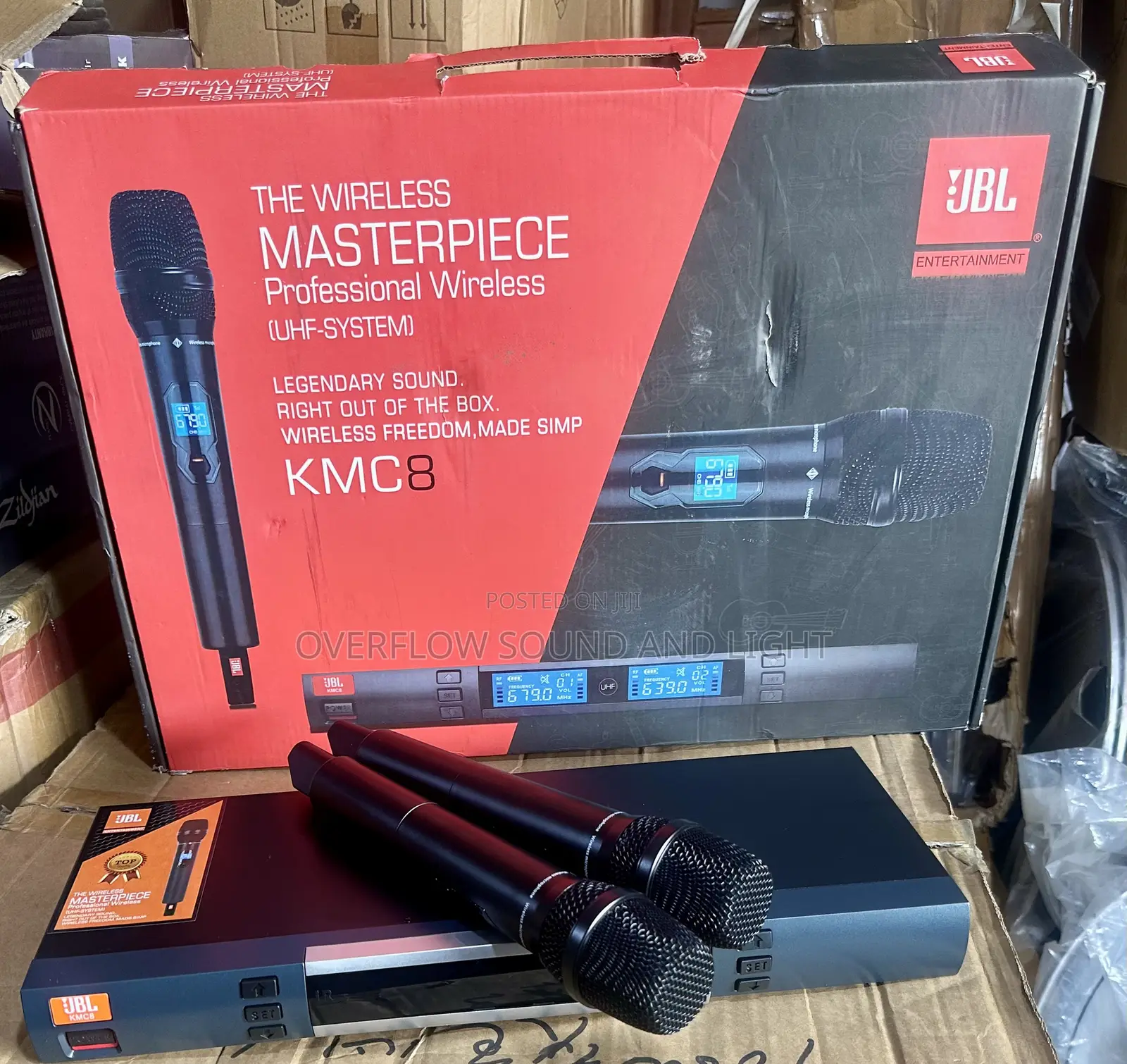 JBL Kmc8 Professional Dual Wireless Microphone System