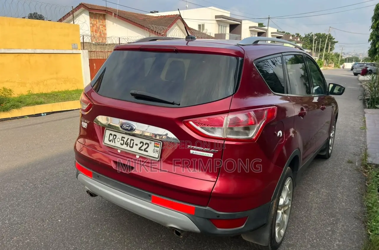 Ford Escape Titanium 4dr SUV AWD (1.6L 4cyl Turbo 6A) 2014 Red