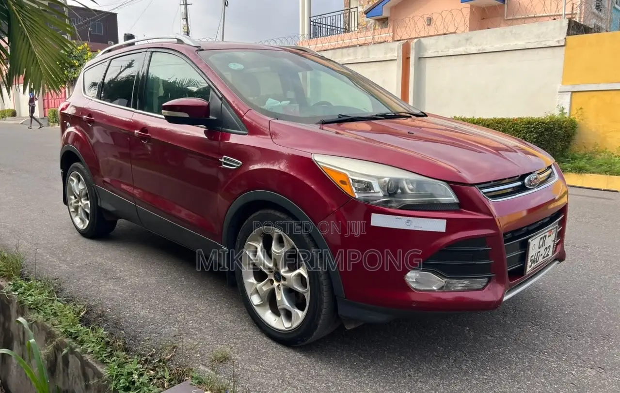 Ford Escape Titanium 4dr SUV AWD (1.6L 4cyl Turbo 6A) 2014 Red