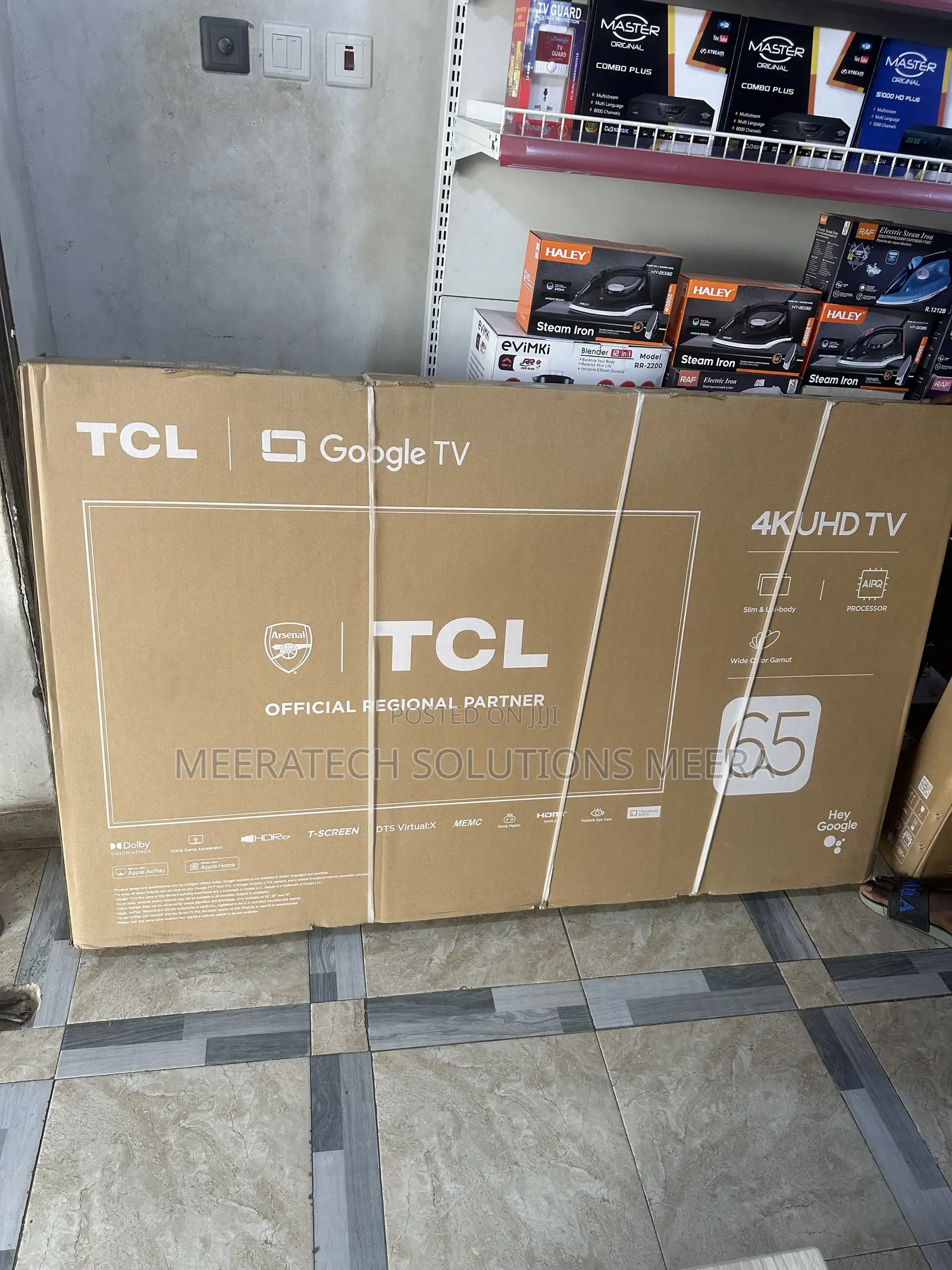 TCL 65” Inches 4KUHD Smart TV