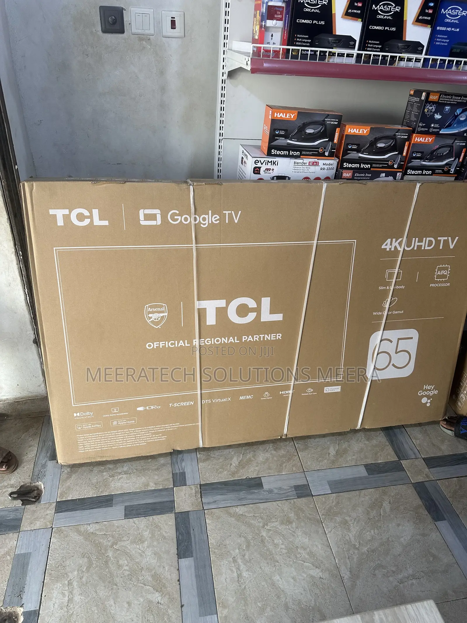 TCL 65” Inches 4KUHD Smart TV