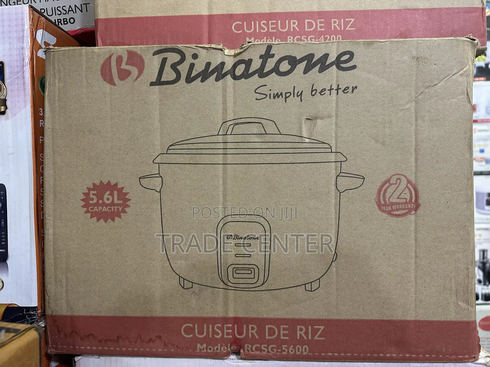 Binatone Rice Cooker 5.6 Liters Capacity